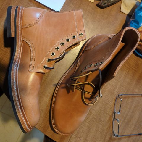 Oak Street Bootmakers Trench Boot in Maryam Natural Horsebutt