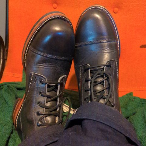 Wolverine 1000 Mile Cap-Toe Boot in Unlisted Leather