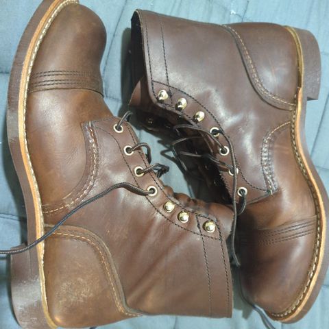 View photo of Red Wing Iron Ranger in S.B. Foot Amber Harness