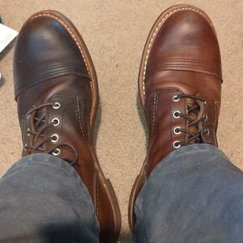 View photo of Red Wing Iron Ranger in S.B. Foot Amber Harness