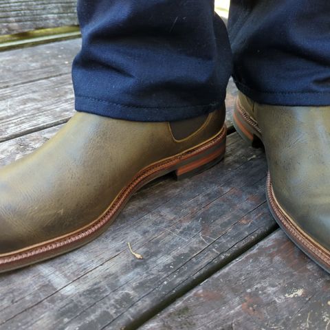 View photo of Meermin Wholecut Chelsea Boot in Unknown Material