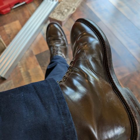Grant Stone Edward Boot in Horween Maduro Shell Cordovan