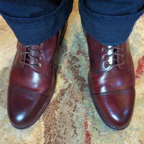 Meermin Jumper Boot in Burgundy Heritage Shell Cordovan