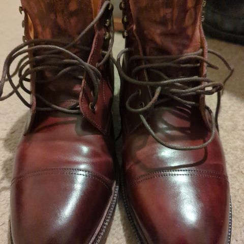 Meermin Jumper Boot in Burgundy Heritage Shell Cordovan
