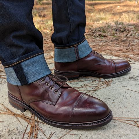 View photo of Meermin Jumper Boot in Burgundy Heritage Shell Cordovan