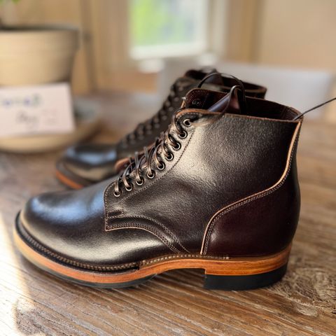 Viberg Service Boot in Horween Brown Waxed Flesh