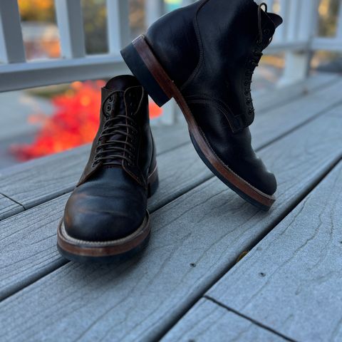Viberg Service Boot in Horween Brown Waxed Flesh