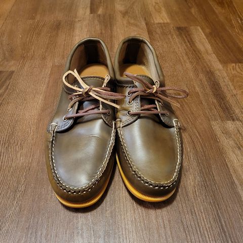 Quoddy Blucher in Horween Olive Chromexcel
