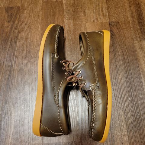 Quoddy Blucher in Horween Olive Chromexcel