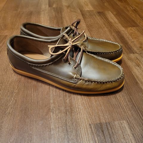 Quoddy Blucher in Horween Olive Chromexcel