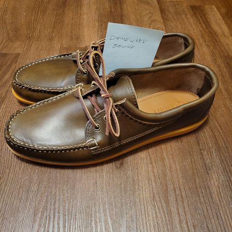Quoddy Blucher in Horween Olive Chromexcel