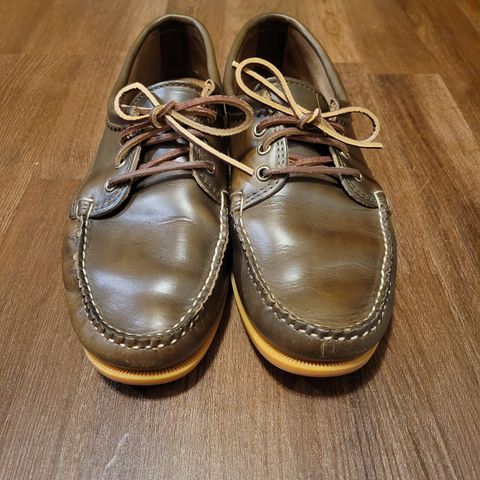 Quoddy Blucher in Horween Olive Chromexcel