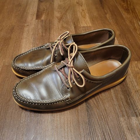 Quoddy Blucher in Horween Olive Chromexcel