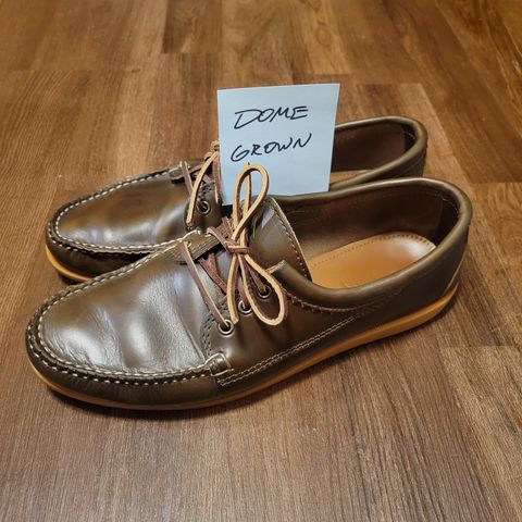Quoddy Blucher in Horween Olive Chromexcel