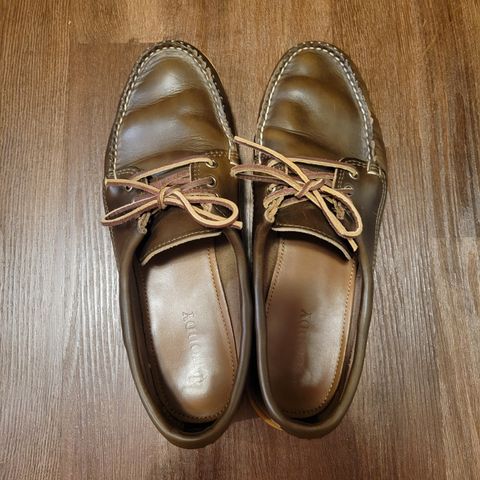 Quoddy Blucher in Horween Olive Chromexcel