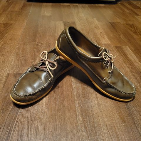Quoddy Blucher in Horween Olive Chromexcel