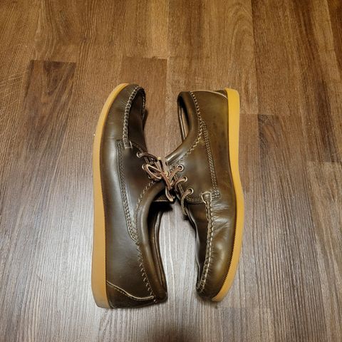 Quoddy Blucher in Horween Olive Chromexcel