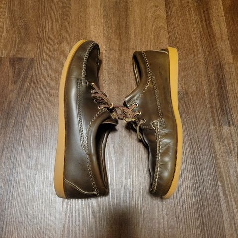Quoddy Blucher in Horween Olive Chromexcel