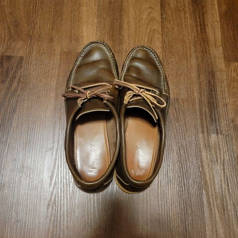 Quoddy Blucher in Horween Olive Chromexcel