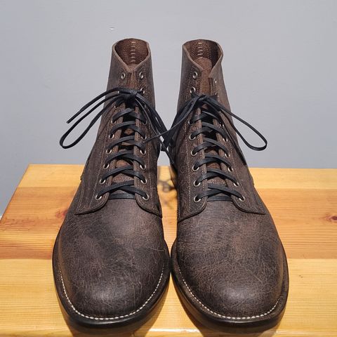 NF Bootmaker Fritz Boot in C.F. Stead Stone Waxy Mohawk