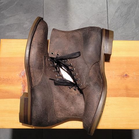 NF Bootmaker Fritz Boot in C.F. Stead Stone Waxy Mohawk