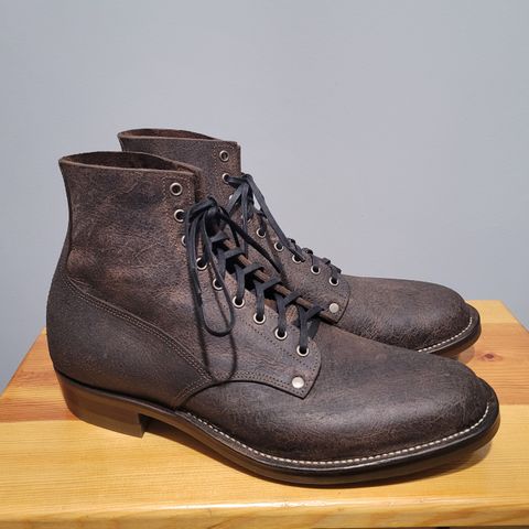 NF Bootmaker Fritz Boot in C.F. Stead Stone Waxy Mohawk