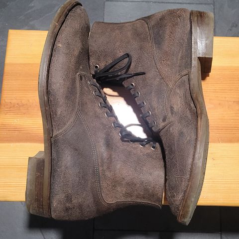 NF Bootmaker Fritz Boot in C.F. Stead Stone Waxy Mohawk