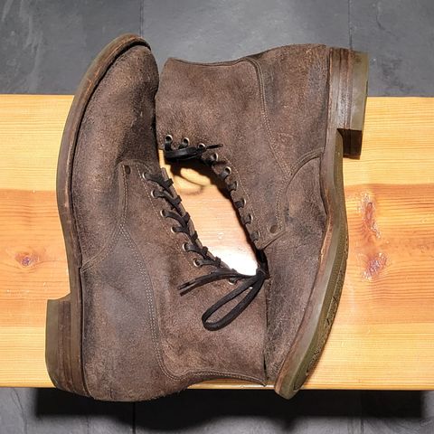NF Bootmaker Fritz Boot in C.F. Stead Stone Waxy Mohawk
