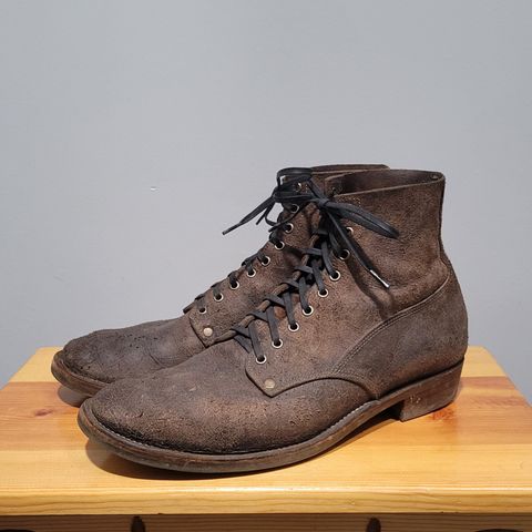 NF Bootmaker Fritz Boot in C.F. Stead Stone Waxy Mohawk