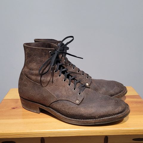 NF Bootmaker Fritz Boot in C.F. Stead Stone Waxy Mohawk