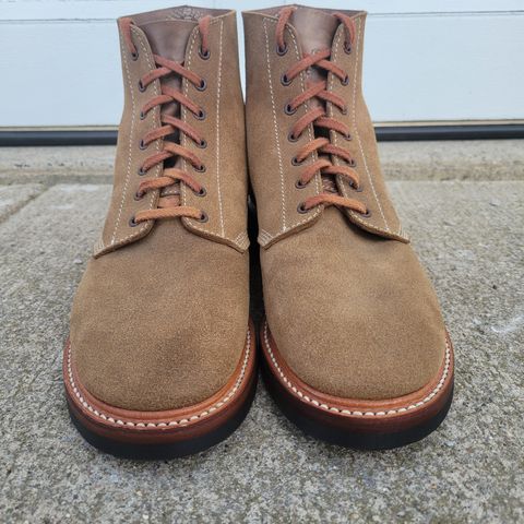 John Lofgren M-43 Service Shoes in Horween Natural Chromexcel Roughout