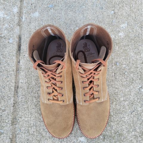 John Lofgren M-43 Service Shoes in Horween Natural Chromexcel Roughout