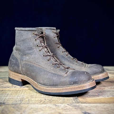 View photo of Caswell Boot Company Carver in Gallun Charcoal Teton Stag