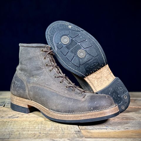 View photo of Caswell Boot Company Carver in Gallun Charcoal Teton Stag