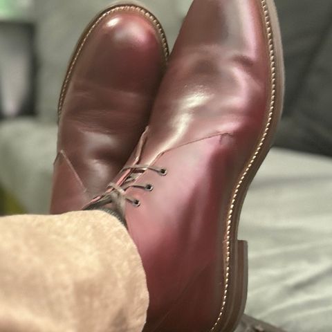 View photo of Caswell Boot Company Coimbra in Horween Color 8 Chromexcel