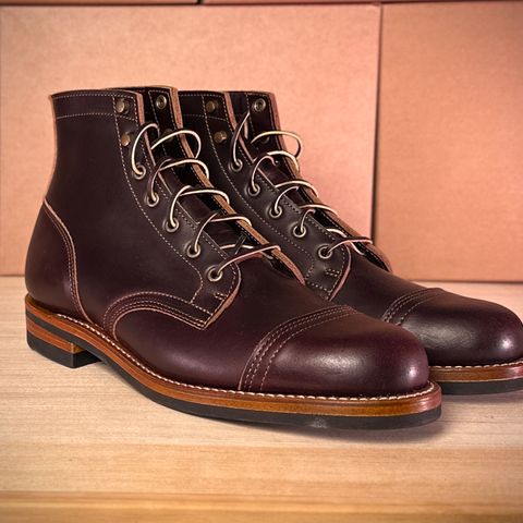 Search result thumbnail of Truman Cap Toe Boot in Seidel Oxblood Double Shot