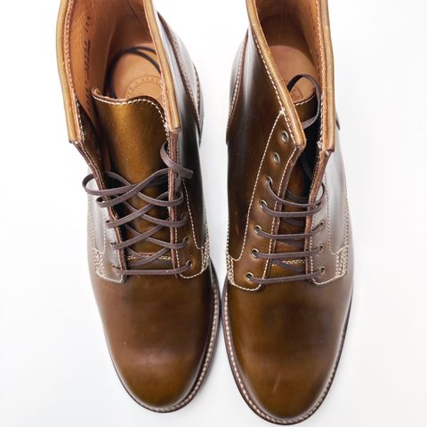 Caswell Lisbon II in Horween Olive Chromexcel