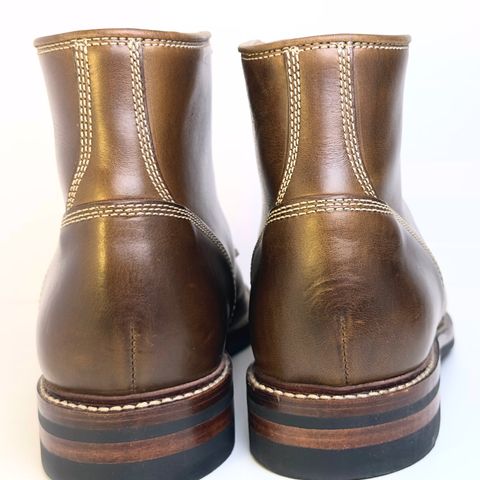 View photo of Caswell Boot Company Lisbon II in Horween Olive Chromexcel