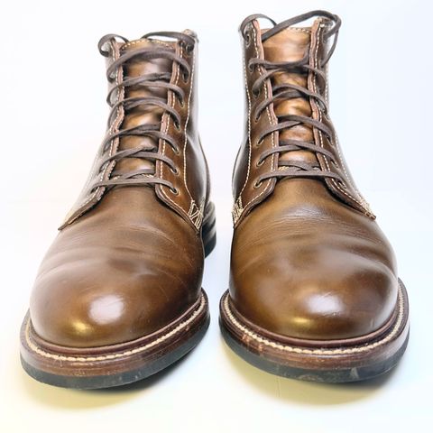 View photo of Caswell Boot Company Lisbon II in Horween Olive Chromexcel