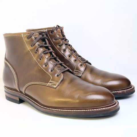 View photo of Caswell Boot Company Lisbon II in Horween Olive Chromexcel