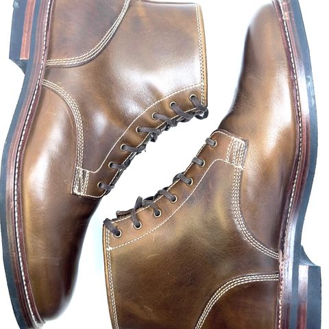 View photo of Caswell Boot Company Lisbon II in Horween Olive Chromexcel