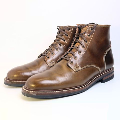 View photo of Caswell Boot Company Lisbon II in Horween Olive Chromexcel