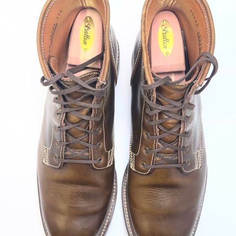 View photo of Caswell Boot Company Lisbon II in Horween Olive Chromexcel