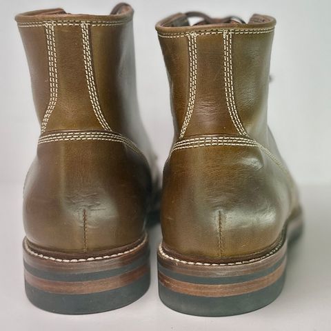 View photo of Caswell Boot Company Lisbon II in Horween Olive Chromexcel