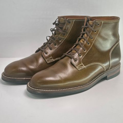 View photo of Caswell Boot Company Lisbon II in Horween Olive Chromexcel