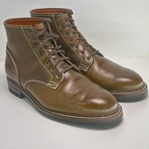 View photo of Caswell Boot Company Lisbon II in Horween Olive Chromexcel