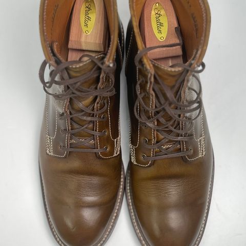 View photo of Caswell Boot Company Lisbon II in Horween Olive Chromexcel