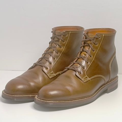 View photo of Caswell Boot Company Lisbon II in Horween Olive Chromexcel