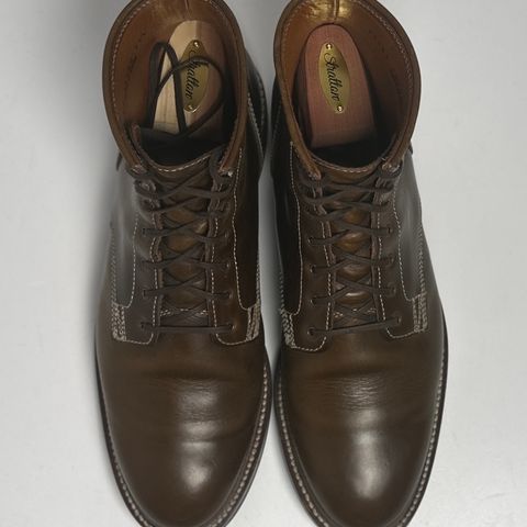 View photo of Caswell Boot Company Lisbon II in Horween Olive Chromexcel