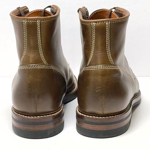 View photo of Caswell Boot Company Lisbon II in Horween Olive Chromexcel